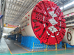 China's first EPB TBM Exported to South America came off the Production Line at CRCHI