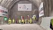 Italy - Breakthrough in the La Rossa tunnel on the Orte-Falconara line