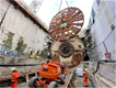 TBM Gaia’s Shield lifted out of excavation shaft 