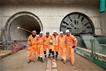 HS2 tunnelling team celebrate milestone TBM breakthrough in Warwickshire
