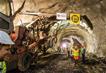 Breakthrough of the Vadlaheidi tunnel in North Iceland